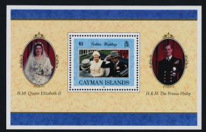 Cayman Islands 744 MNH Queen Elizabeth 50th Wedding