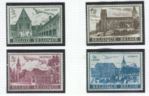 Belgium 1972 Abbeys & Church, Scott No(s). B897-B900 MNH