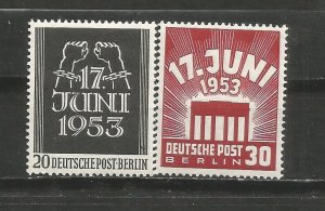 Germany Berlin 9N99-100 MNH