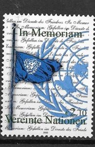 2003 United Nations Vienna In Memoriam  SC# 337 Mint