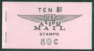 PCBstamps   US C64b (BKC11) 80c Black, Pink, Slogan 3 (2), MNH, (4)