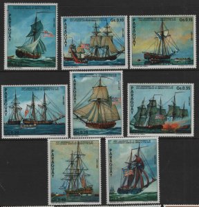 PARAGUAY  1616-1623  MNH  SET SHIPS