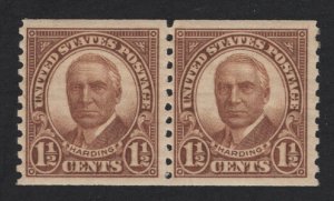 United States MINT Scott Number 686 COIL PAIR MNH  VF  - BARNEYS