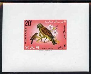 Yemen - Republic 1965 Birds imperf m/sheet unmounted mint...