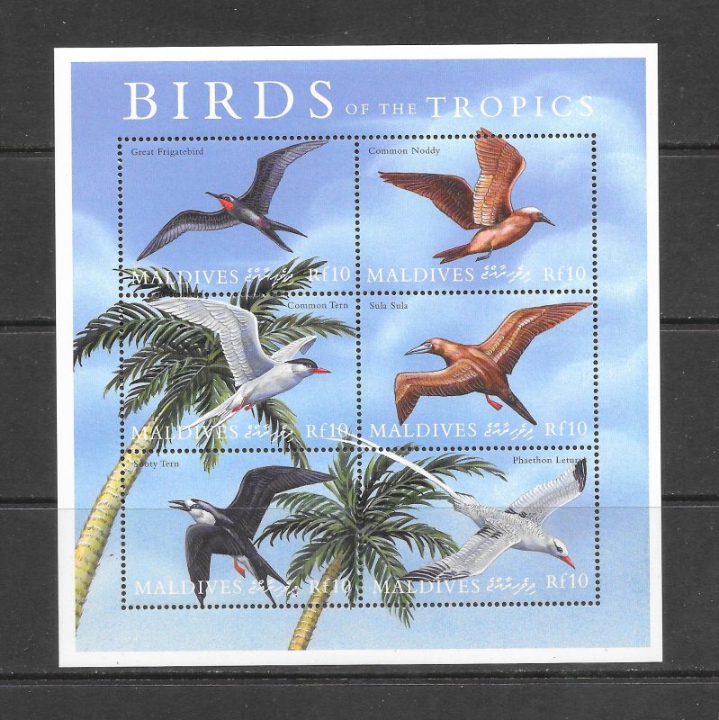 BIRDS - MALDIVES #2473  MNH
