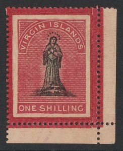 BRITISH VIRGIN ISLANDS 1867 St Ursula 1/-. MNH ** 