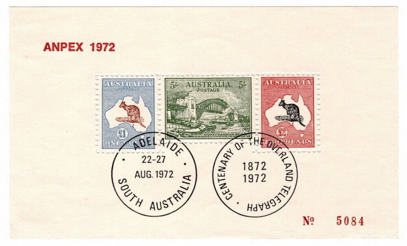 (I.B) Australia Cinderella : Australian Philatelic Exhibition (Adelaide 1972)