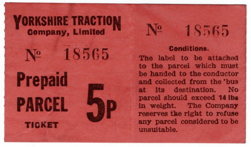 (I.B) Cinderella : Private Carrier - Yorkshire Traction 5p