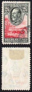 Bechuanaland SG107 KGV 2/6 Black and Scarlet Used