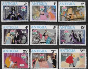 Antigua 592-601 Disney 1980 Christmas Sleeping Beauty MNH c.v. $13.05