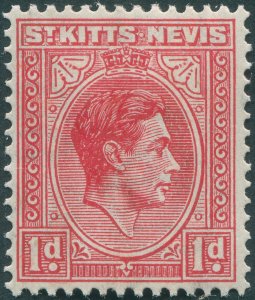 St Kitts-Nevis 1938 1d scarlet SG69 unused