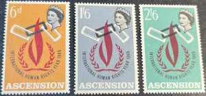 ASCENSION ISLAND # 115-117-MINT NEVER/HINGED--COMPLETE SET--1968