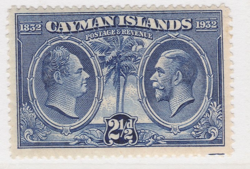 British Colony Cayman Islands 1932 2 1/2d MH Stamp A22P19F8939