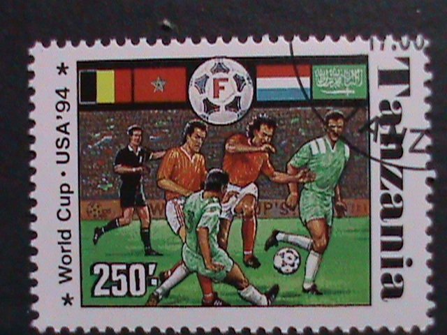 TANZANIA -1994 SC# 1174A-G  WORLD CUP SOCCER CHAMPIONSHIPS USED STAMPS