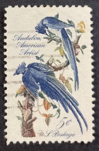 US #1241 Used F/VF 5c Audubon American Artist 1963 [B49.8.3]