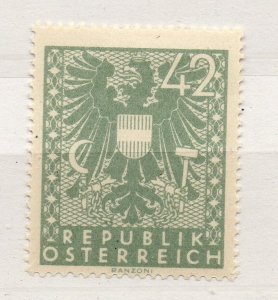 Austria 1945 Early Issue Fine Mint Hinged 42g. NW-264601