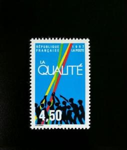 1997 France Quality, Multicolored Scott 2615 Mint F/VF NH