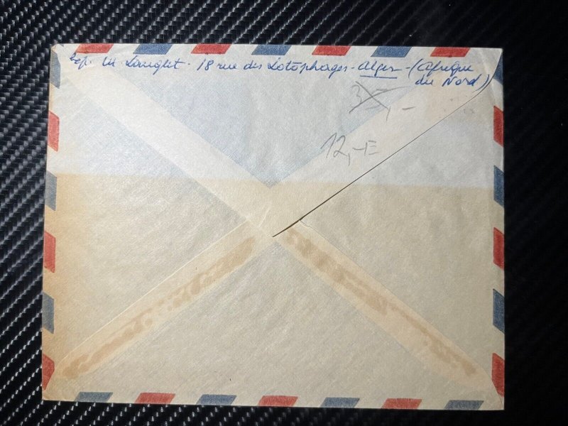 1967 Algeria Airmail Cover to West Berlin Germany