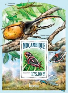 Mozambique 2013 African Butterflies  Stamp Souvenir Sheet 13A-1395