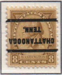 U.S. Precancel - Tennessee, Chattanooga - 8 Cent