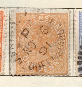 Queensland 1882-95 Early Issue Fine Used 1d. NW-113693