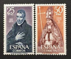 Spain 1970 #1595-6 MNH, CV $6