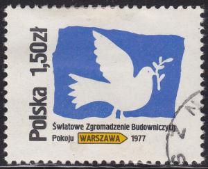 Poland 2213 Peace Dove 1.50zł 1977