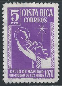 Costa Rica #RA45 5c Christ Child, Star