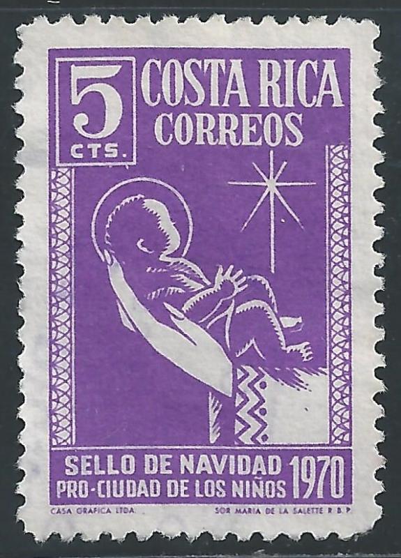 Costa Rica #RA45 5c Christ Child, Star