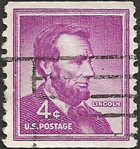 # 1058a DRY PRINT SMALL HOLES USED ABRAHAM LINCOLN