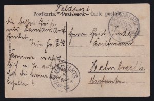 German South West Africa 1906 Feldpost Postcard Ramansdrift to Helmbrechts