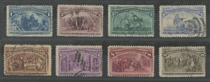 United States #230-237 Used Single