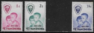 South Vietnam Scott #'s 59 - 62 MH Short set