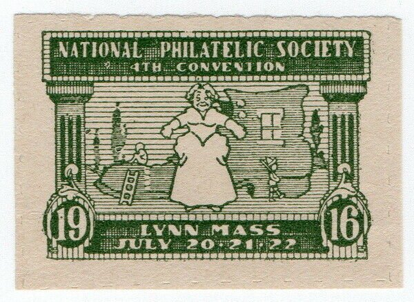 (I.B) US Cinderella : 4th National Philatelic Society Convention (Lynn 1916)