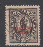 Bavaria 270 1920 Overprint used
