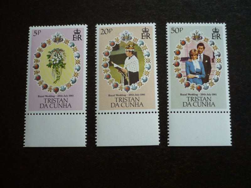 Stamps - Tristan da Cunha - Scott# 294-296 - Mint Never Hinged Set of 3 Stamps