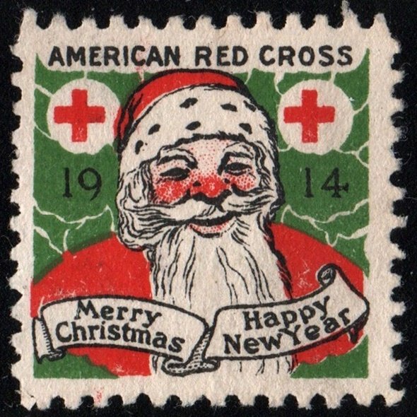 WX15 Christmas Seal (1914) No Gum