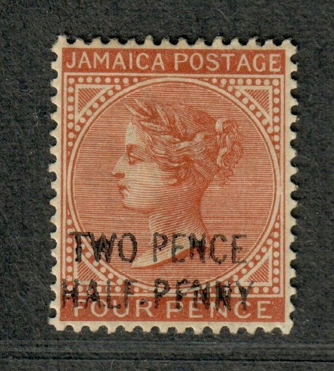 Jamaica Sc#27d M/H/VF, PFNNY Error, Cv. $100