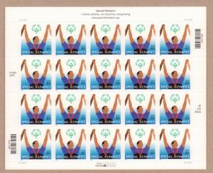 3771. Special Olympics, Ireland MNH 80 c Sheet  of 20  FV $16.00  Issued in 2003