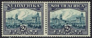 SOUTH AFRICA 1930 UNION BUILDINGS 2D BLUE AND VIOLET PAIR