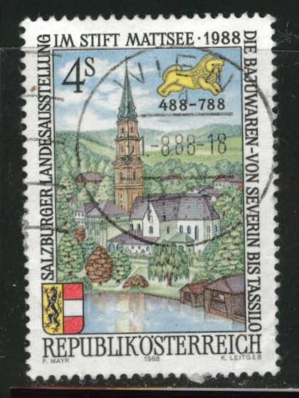 Austria Osterreich Scott 1430 Used 1988 stamp