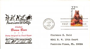 #2310 Alaskan Brown Bear Reid FDC