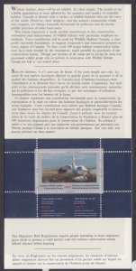 Canada Unitrade FWH5 Duck MNH VF