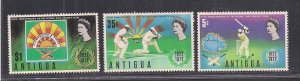 ANTIGUA SC# 197-9   VF/MOG   1972