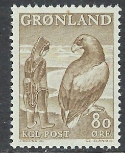 Greenland 44 MNH 1957 issue (ap7029)
