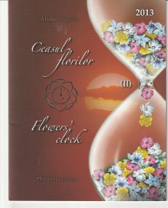 Romania FOLDER STAMPS 2013 Flowers clock nature POST LIMITED EDITION II