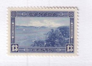 Canada Sc 242 1938 13 c Halifax Harbour stamp mint NH