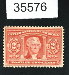 US STAMPS # 324 MINT OG NH LOT #35576