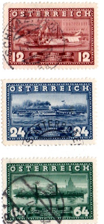 AUSTRIA 382-4 USED BIN $1.00 PLACES