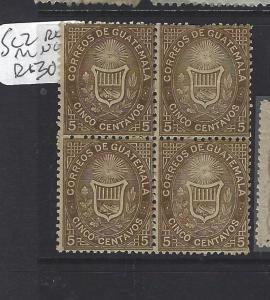 GUATEMALA (P2308B)  SC 2  BL OF 4   MNG